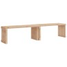 Banc de jardin extensible 212,5x40,5x45 cm bois massif de pin 536172536172