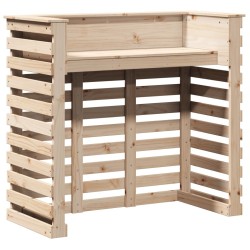 Table de bar d'extérieur 113,5x50x103 cm bois massif de pin 536174536174
