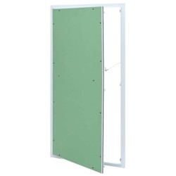 Panneau d'Accès Vert et Argent 55 x 105 cm Aluminium et Plâtre 536179536179