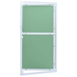 Panneau d'Accès Vert et Argent 55 x 105 cm Aluminium et Plâtre 536179536179