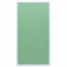 Panneau d'Accès Vert et Argent 55 x 105 cm Aluminium et Plâtre 536179536179
