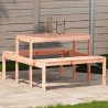 Table de pique-nique 110x134x75 cm bois massif de douglas 536180536180