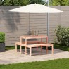 Table de pique-nique 110x134x75 cm bois massif de douglas 536180536180
