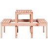 Table de pique-nique 110x134x75 cm bois massif de douglas 536180536180