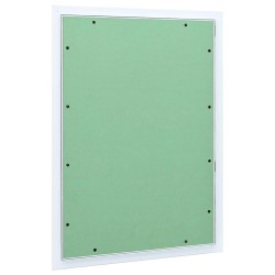 Panneau d'Accès Vert et Argent 55 x 75 cm Aluminium et Plâtre 536181536181