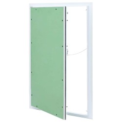 Panneau d'Accès Vert et Argent 55 x 75 cm Aluminium et Plâtre 536181536181