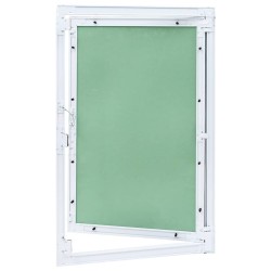 Panneau d'Accès Vert et Argent 55 x 75 cm Aluminium et Plâtre 536181536181