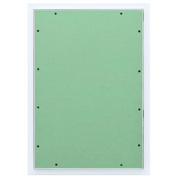 Panneau d'Accès Vert et Argent 55 x 75 cm Aluminium et Plâtre 536181536181