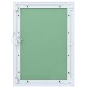Panneau d'Accès Vert et Argent 55 x 75 cm Aluminium et Plâtre 536181536181