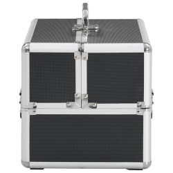 Mallette à maquillage 22x30x21 cm Noir Aluminium 536182536182