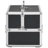 Mallette à maquillage 22x30x21 cm Noir Aluminium 536182536182