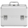 Mallette à maquillage 22x30x21 cm Argenté Aluminium  536183536183