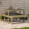 Table de pique-nique 110x134x75 cm bois de pin imprégné 536184536184