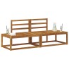 Canapé d'extérieur en bout 2 Pièce Naturel 182,5 x 63 x 73 cm 536196536196