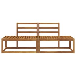 Canapé d'extérieur en bout 2 Pièce Naturel 182,5 x 63 x 73 cm 536196536196