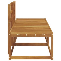 Canapé d'extérieur en bout 2 Pièce Naturel 182,5 x 63 x 73 cm 536196536196