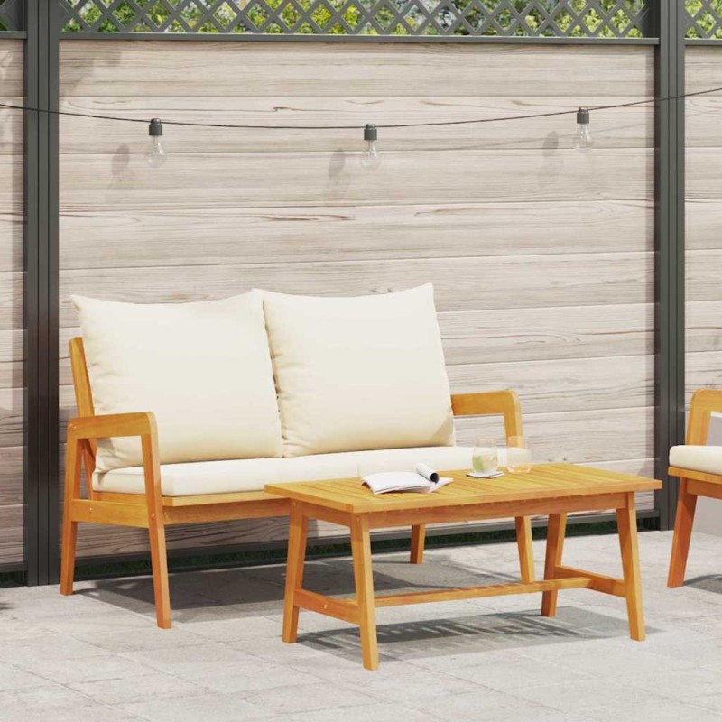 Ensemble bistrot 2 pcs Huile Naturelle Bois d'Acacia Massif 536219536219