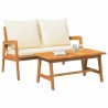 Ensemble bistrot 2 pcs Huile Naturelle Bois d'Acacia Massif 536219536219