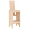 Tabourets de bar lot de 2 40x42x120 cm bois massif de pin 536223536223