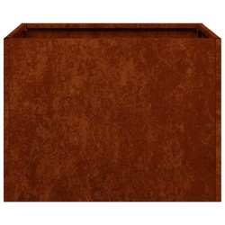 Jardinière rouillé 40x40x30 cm acier inoxydable 536232536232