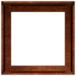 Jardinière rouillé 40x40x30 cm acier inoxydable 536232536232
