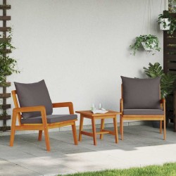 Chaise de jardin 2 pcs Huile Naturelle Bois d'Acacia Massif 536236536236