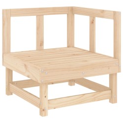 Canapé d'angle de jardin bois de pin massif 536240536240
