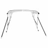 Toit bimini à 3 arceaux parois latérales 183x(137-152)x137 cm 536243536243