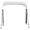 Toit bimini à 3 arceaux parois latérales 183x(137-152)x137 cm 536243536243