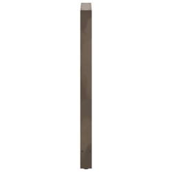Pieds de table de bar en acier naturel, 2 pièces, 60 x (110-111) cm 536260536260