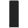 Porte-parapluie Chêne noir 20 x 20 x 55,5 cm Bois d'ingénierie 536262536262