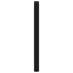 Pieds de table de bar Noir 2 pièces 40 x (110-111) cm Acier 536267536267