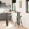 Pieds de table de bar Anthracite 2 pièces 40 x (110-111) cm Acier 536282536282