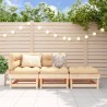 Salon de jardin 3 pcs bois massif de pin 536292536292
