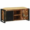 Cabinet Banc Multicolore Bois massif de récupération 536296536296