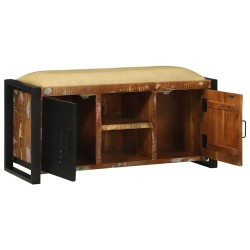 Cabinet Banc Multicolore Bois massif de récupération 536296536296
