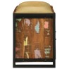 Cabinet Banc Multicolore Bois massif de récupération 536296536296