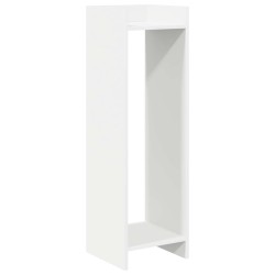 Support de Plante avec étagère 2 pcs Blanc 30 x 30 x 100 cm 536298536298