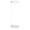 Support de Plante avec étagère 2 pcs Blanc 30 x 30 x 100 cm 536298536298