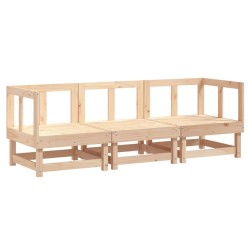 Salon de jardin 3 pcs bois massif de pin 536299536299
