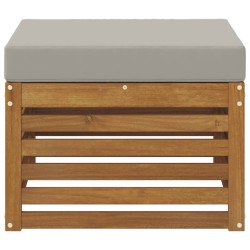 Pouf d'Extérieur Bois d'Acacia Massif Naturel 536300536300