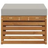 Pouf d'Extérieur Bois d'Acacia Massif Naturel 536300536300