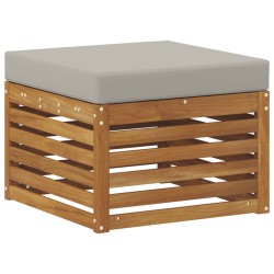 Pouf d'Extérieur Bois d'Acacia Massif Naturel 536300536300