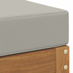 Pouf d'Extérieur Bois d'Acacia Massif Naturel 536300536300