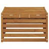Pouf d'Extérieur Bois d'Acacia Massif Naturel 59 x 59 x 37 cm 536302536302