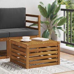 Table de jardin Bois d'Acacia Massif Naturel 59 x 59 x 37 cm 536303536303