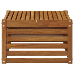 Table de jardin Bois d'Acacia Massif Naturel 59 x 59 x 37 cm 536303536303