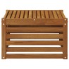 Table de jardin Bois d'Acacia Massif Naturel 59 x 59 x 37 cm 536303536303
