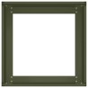 Jardinière vert olive 40x40x30 cm acier 536310536310