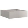 Jardinière rouillé 100x100x30 cm acier inoxydable 536313536313
